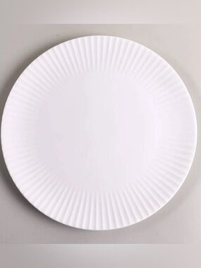 Lenox Scalloped Edge White Bone China Dinner Plate 10.5” NWT